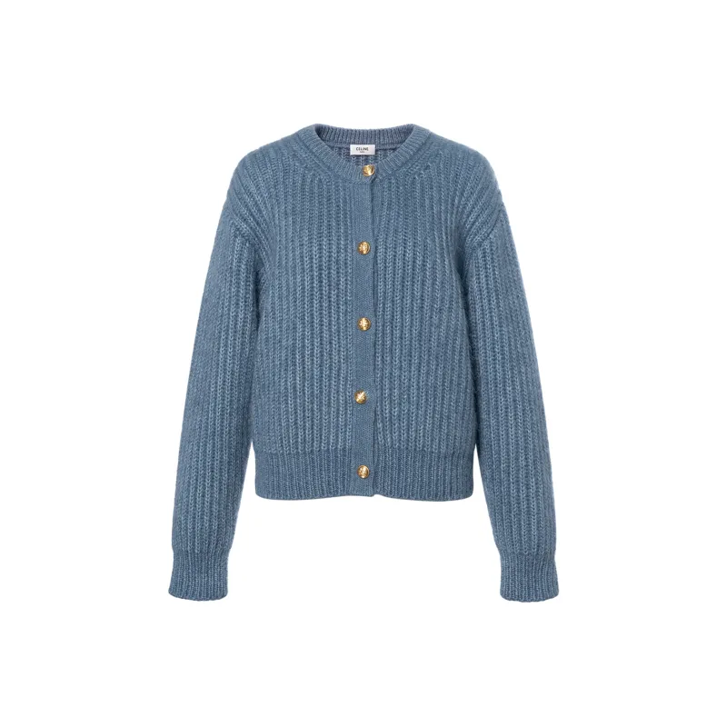 CELINE SS22 Sweater Women's Steel Cyan-0