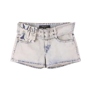 Miss Sixty Denim Shorts Women's Light Gray Blue
