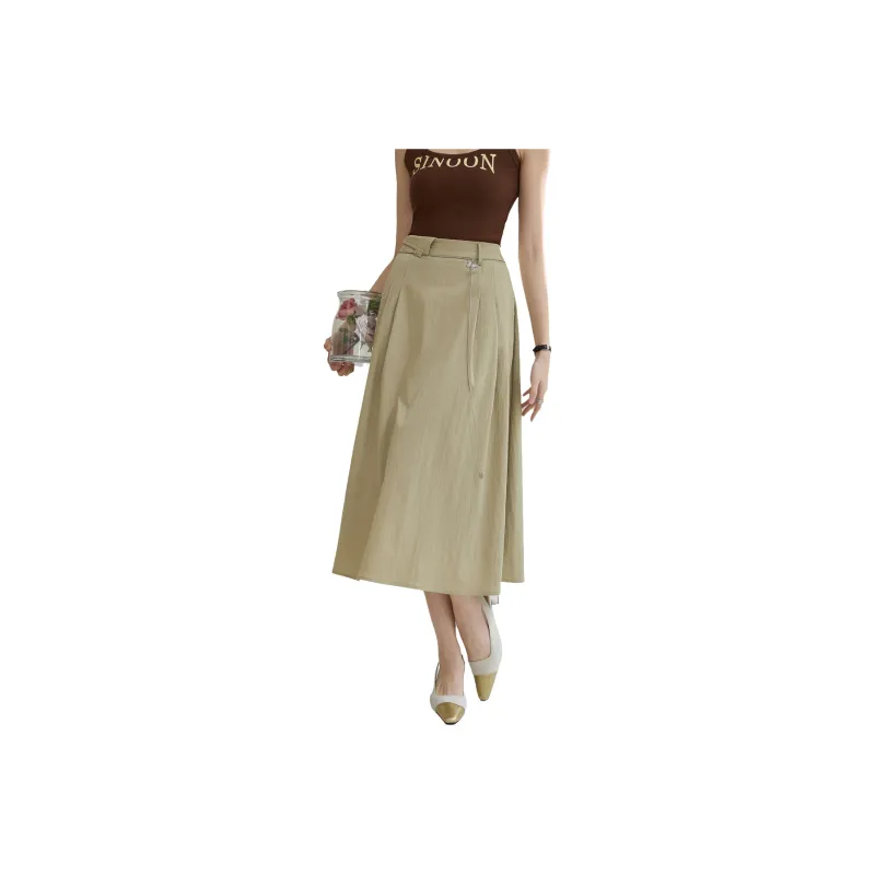 SMEN Casual Long Skirts Women's-7
