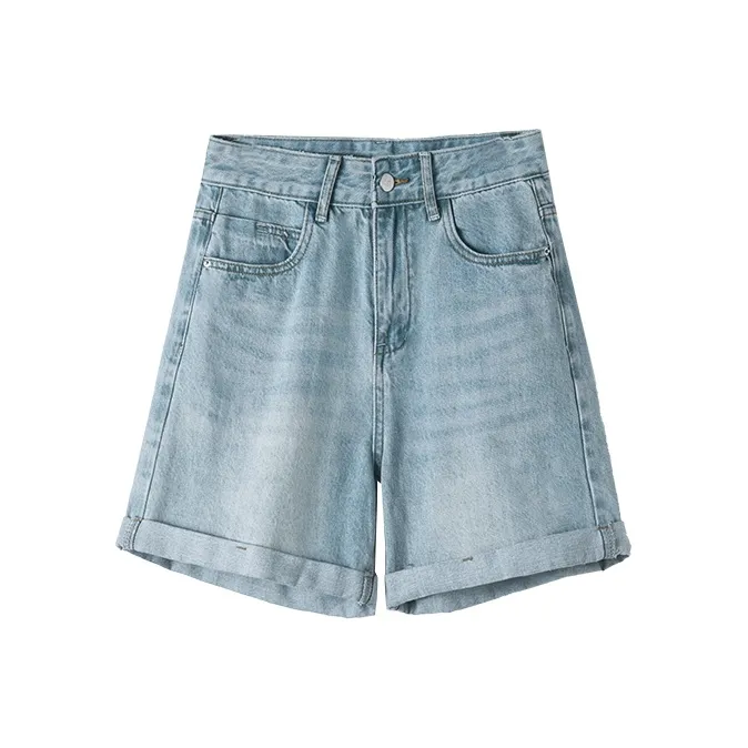 HIPPIEMISS Denim Shorts Women's Lake Green-0