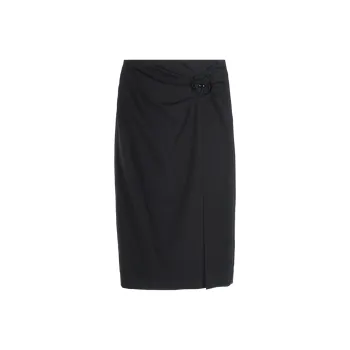 MISSSHINE Casual Long Skirts Women's Black