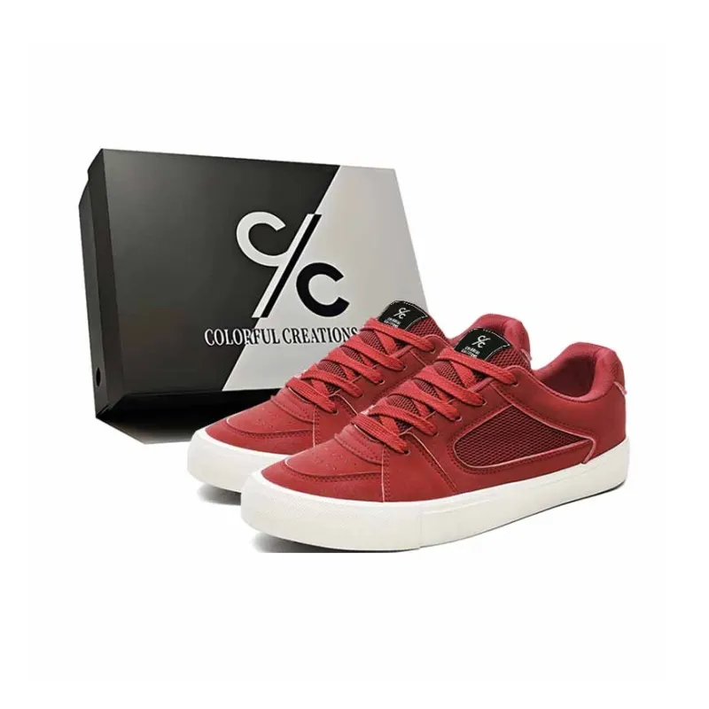 Colorful Creations Slip Resistant Cushioning Abrasion Resistant Breathable Low Top Skateboard Shoes Men's-18