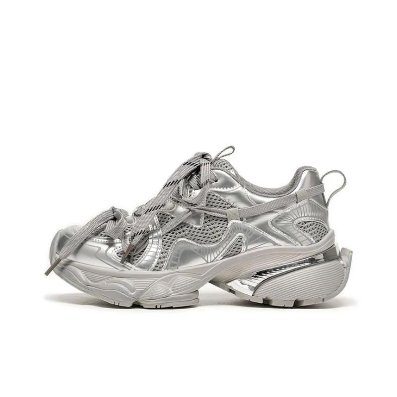 Beau Today Shock Absorbers With Slip Resistant And Abrasion Resistant Properties Low Top Chunky Sneakers Women's-11