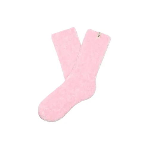UGG Mid Calf Socks Women's 1 Pack Pink