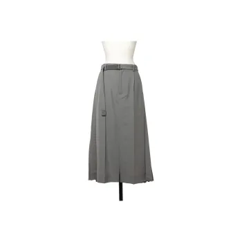 Sacai Belted Panelled Midi Skirt