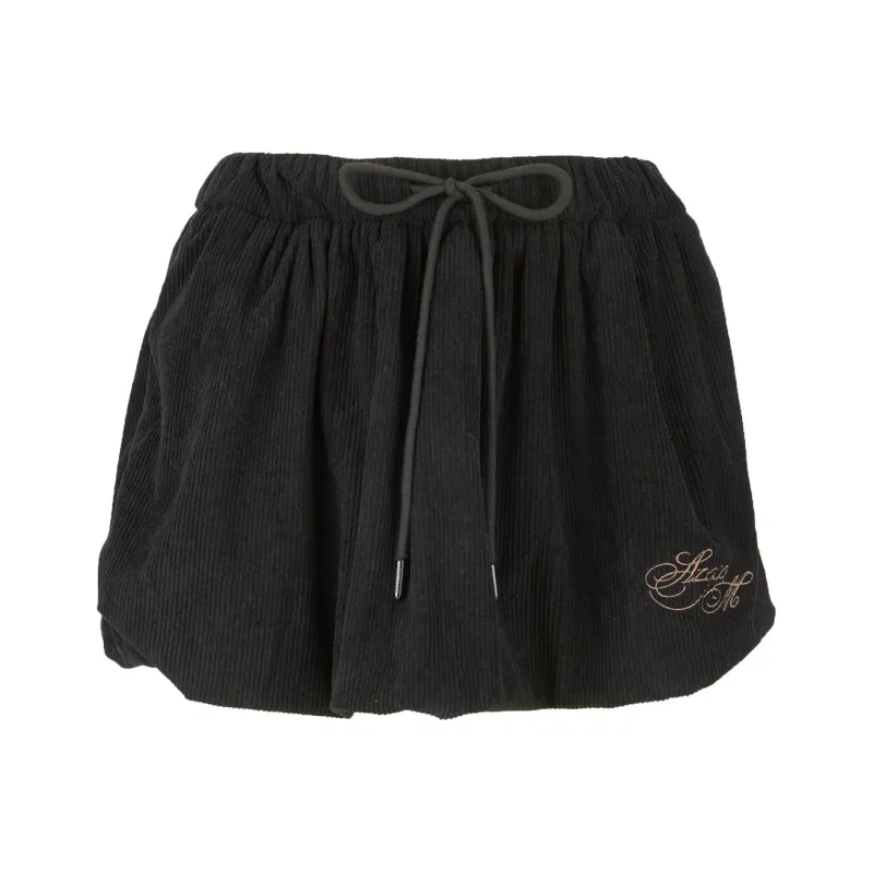 AZEPAM Casual Short Skirts Women's Black-0