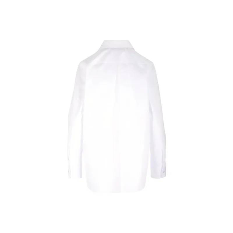 CELINE Collared Long Sleeve Shirt-1