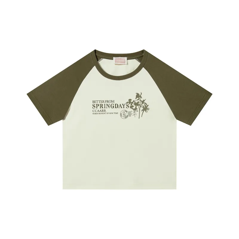 CCAABB Raglan Sleeve T Shirt Women's-7