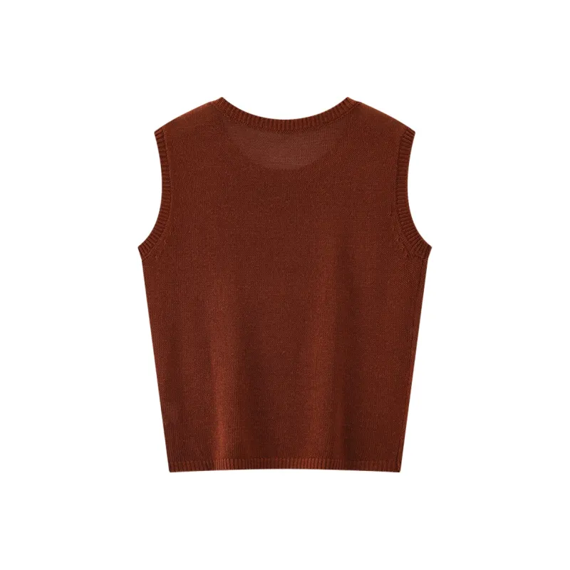 KUHNMARVIN Tank Tops Women's Burgundy-1