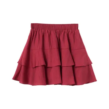 WESTLINK Casual Short Skirts Women's Red
