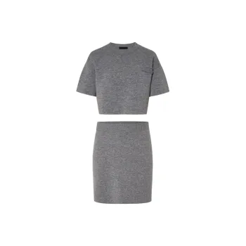 MOCO Skirt Set Women's Medium Heather Gray