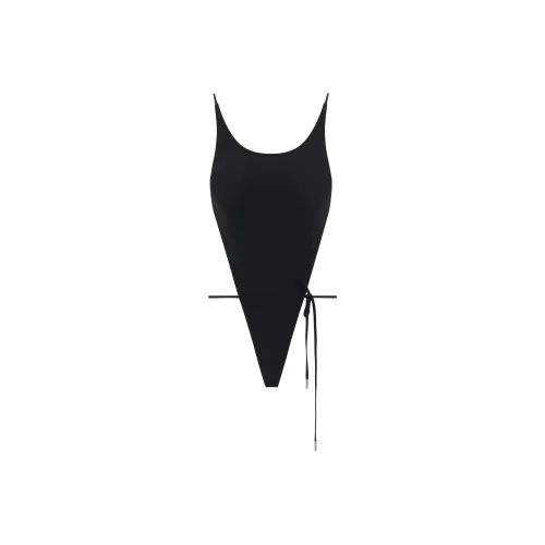 Saint Laurent paris Drawstring Backless Swimsuit