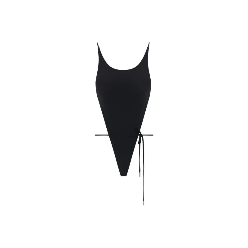 SAINT LAURENT Drawstring Backless Swimsuit-0