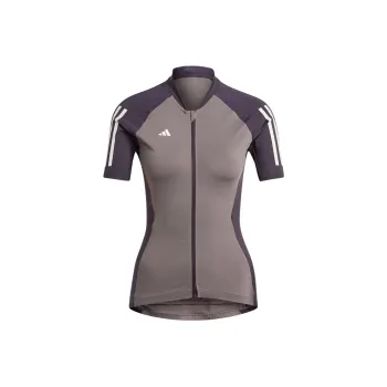 Adidas Essentials 3-Stripes Cycling Jersey Cycling Clothing Women's Charcoal