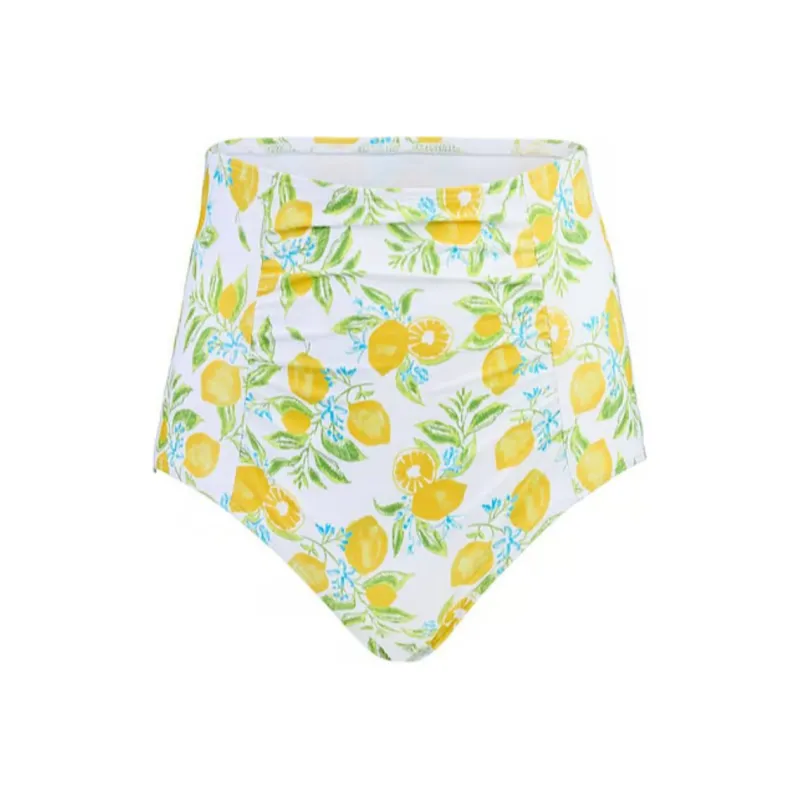 Victoria's Secret ADORE ME Shelby High-Waist Swim Bottom / LL Swimming Shorts Women's White-0
