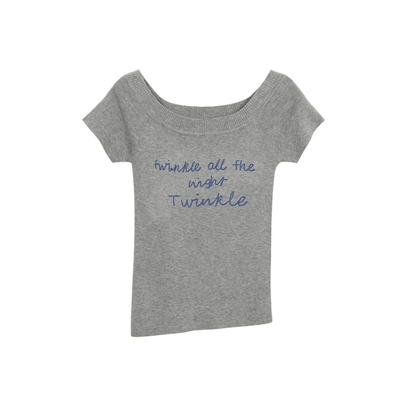 Aghr T Shirts Women's Gray-0