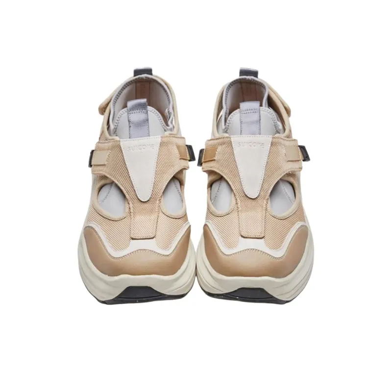 Suicoke TRED Low Top Casual Shoes Unisex Greige-4
