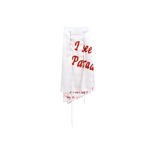 Metamorphosis Casual Long Skirts Women's White