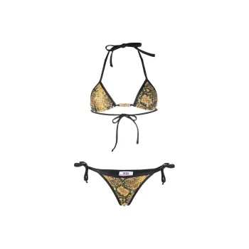GCDS Sequin embellished Triangle cup Bikini Set