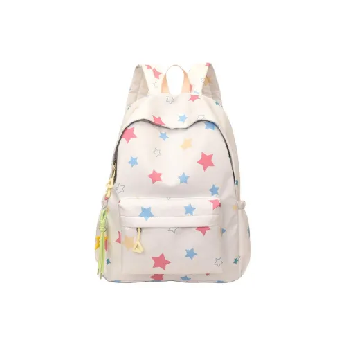 Kaka Tree Oxford Backpack Unisex Black/White