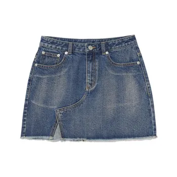 Kirsh SS24 Denim Short Skirts Women's Blue