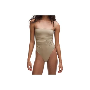 Lululemon WundermostUltra Soft Nulu Ruched Cami Bodysuit Jumpsuit Women's