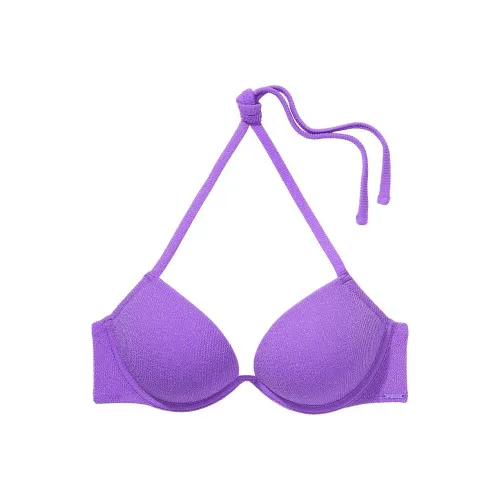 Victoria's Secret PINK SUPER PUSH-UP UNDERWIRE BIKINI TOP/Luscious Lavender Bikini Women's Purple
