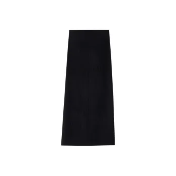 SHALLOW STREAMS Casual Long Skirt Women's Classic Black