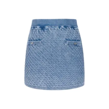 GUESS Casual Short Skirts Women's Medium Blue