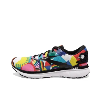 Brooks Trace 2 Anti Slip Wear Resistant Low Top Casual Running Shoes Men's Black Yellow Blue