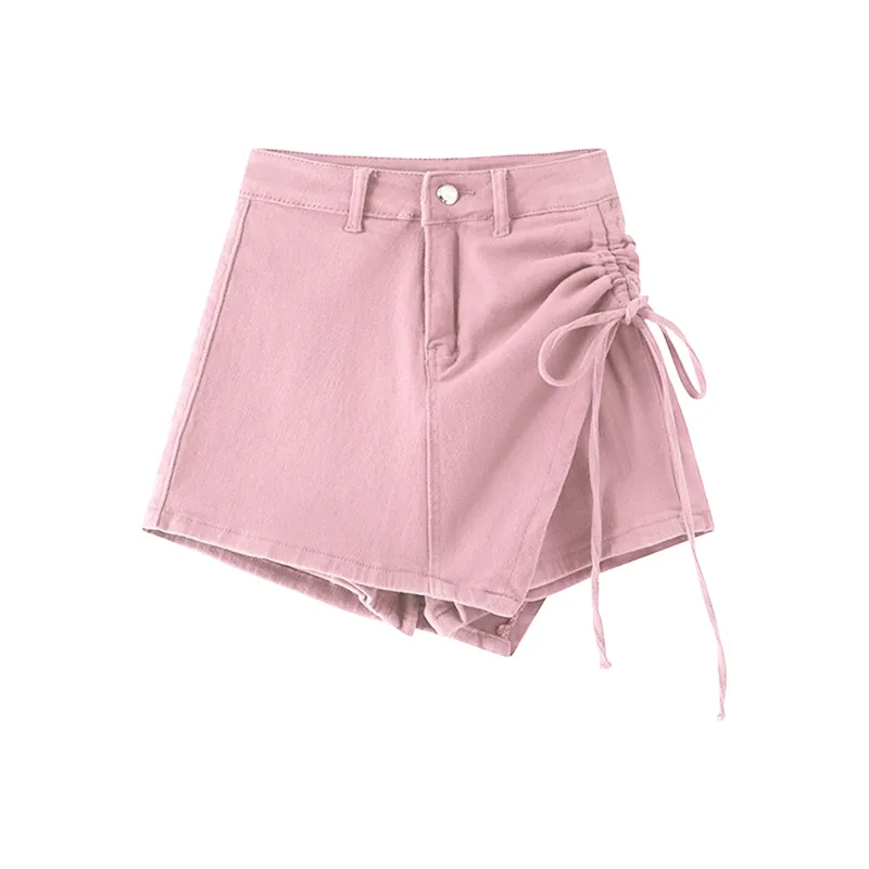 COVER TIME Denim Short Skirts Women's-4
