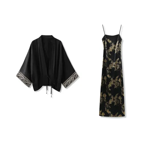 CHARM PICK Skirt Set Women's Black