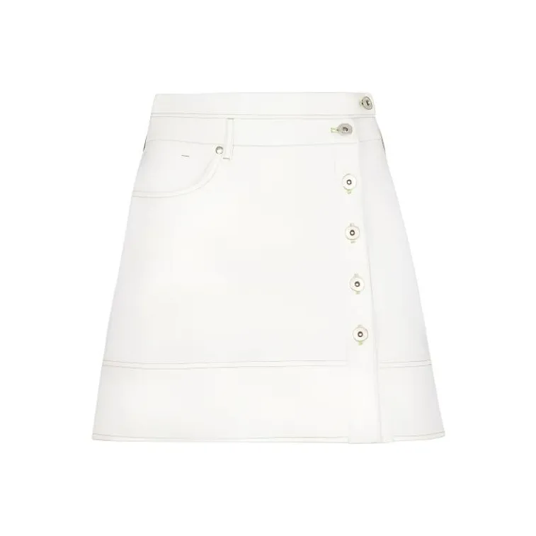 SONIA RYKIEL SS24 Denim Shorts Women's White-0