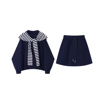 FLIM Skirt Set Women's Navy Blue