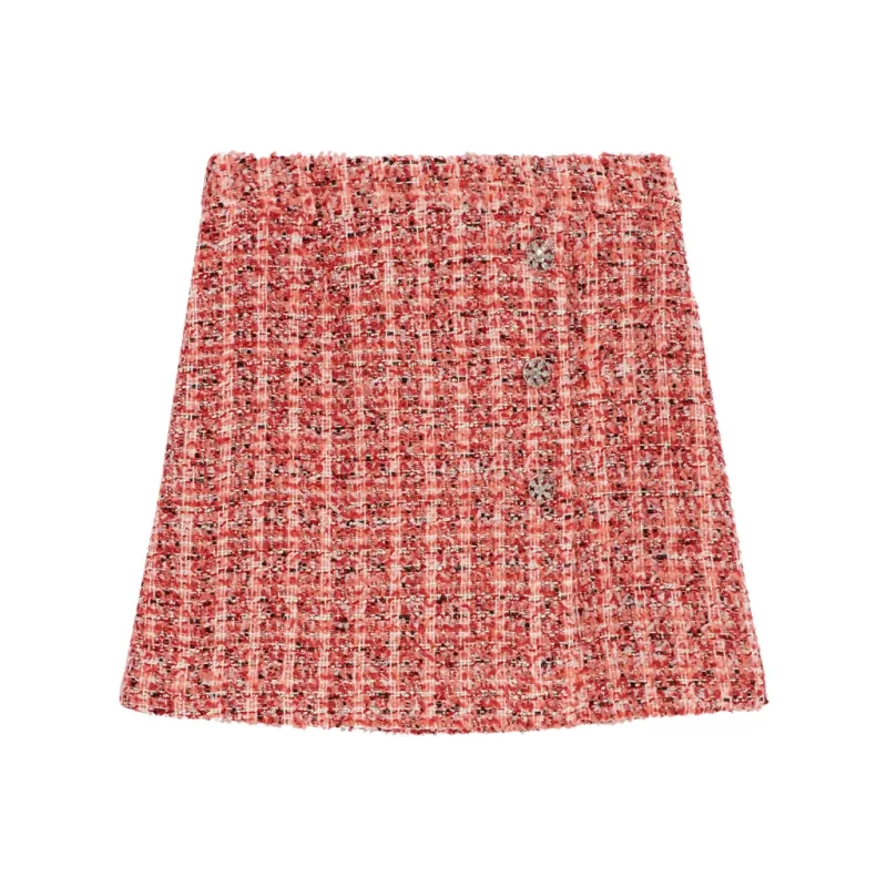 Bebe Casual Short Skirts Women's Orange-0