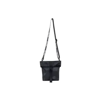 Anta Life Collection PU Cycling Bag Cell Phone Pouch Sports Bag Shoulder Bag Crossbody Bag Regular Unisex Basic Black