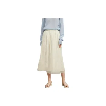 TKY SHOP Casual Long Skirt Women's White
