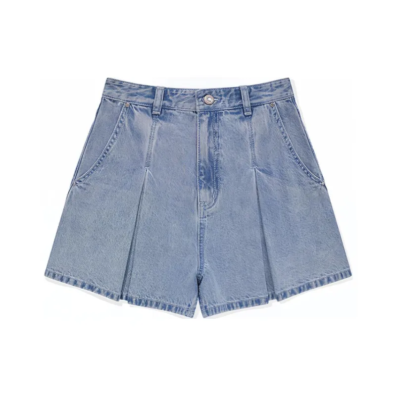 Kirsh SS24 Denim Shorts Women's Blue-0