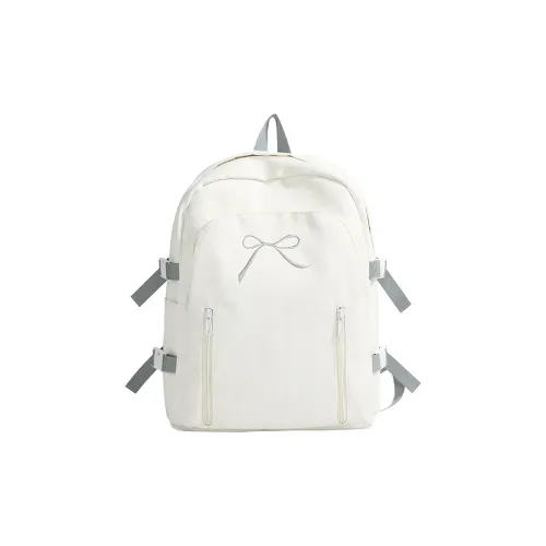 Dusen Kangaroo Nylon Fabric Backpack Women's Multicolor