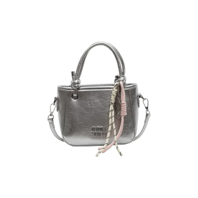 TOUTSEUL YOLO PU Crossbody One Shoulder Handbag Women's Ancora Red/Ecru/Silver/Black/Pink-19