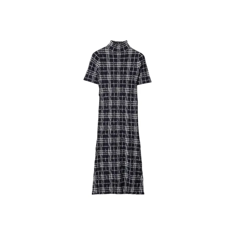 Burberry SS25 Short Sleeved Dress Women's Ink-0