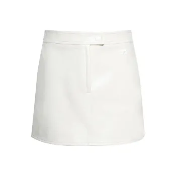 COURREGES Vinyl Reedition Skirt 'Off White'