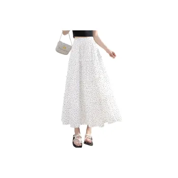 Cypress House Casual Long Skirt Women's White