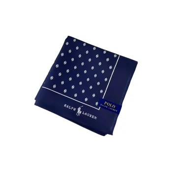 Polo Ralph Lauren Silk Scarves Unisex Blue