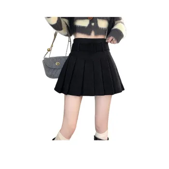 Ya Sheep People Casual Short Skirts Women's Black