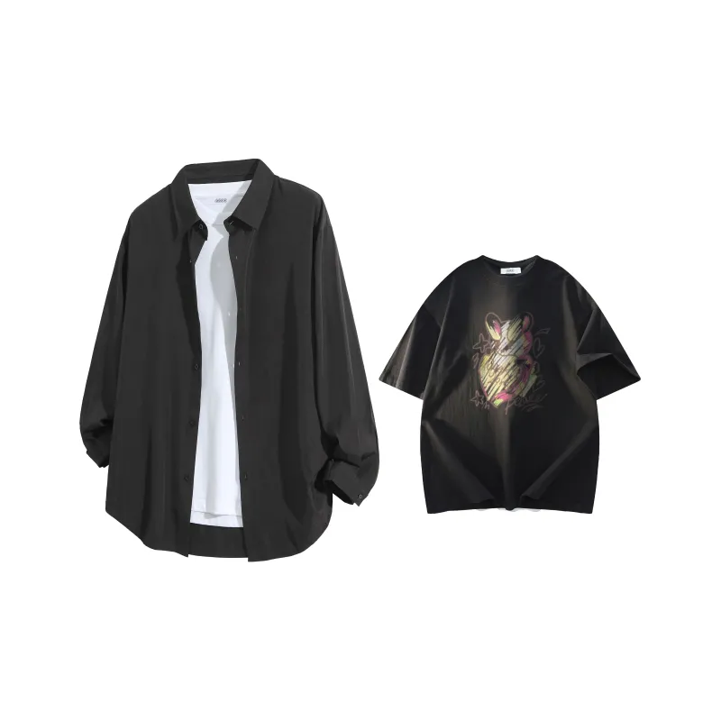 OGEK Shirt Matching Sets Unisex-4