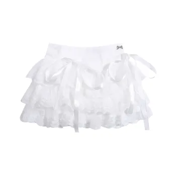 JASONWOOD Casual Short Skirts Women's White