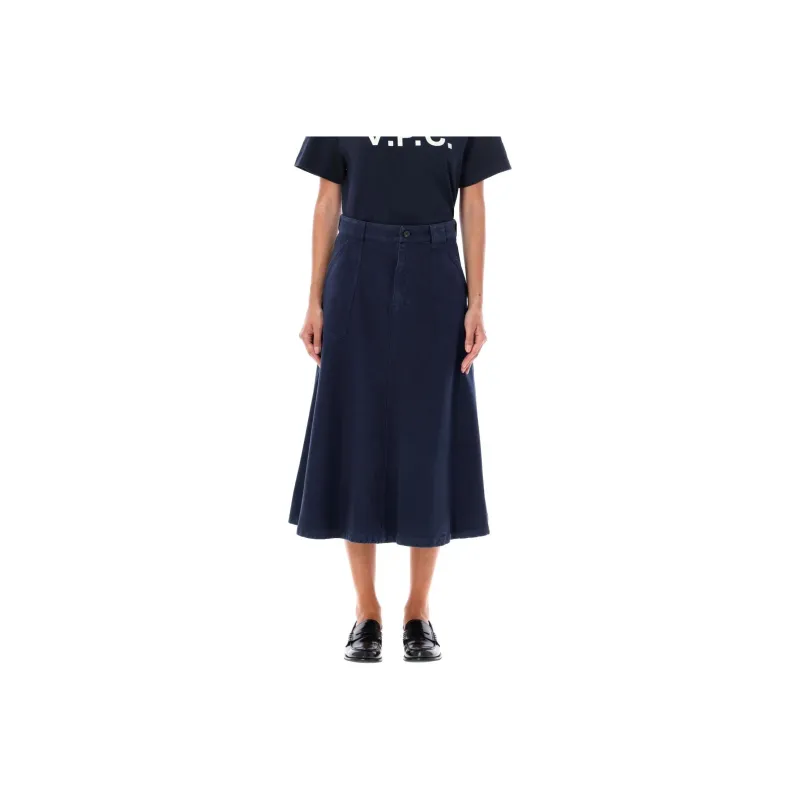 A.P.C Laurie Midi Skirt-0