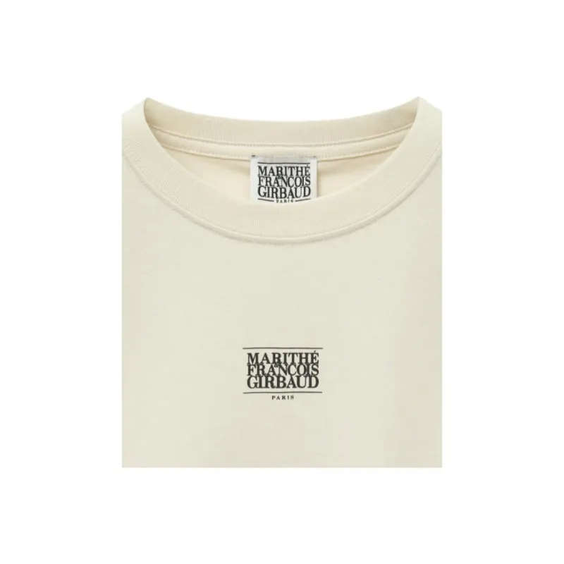 MARITHE FRANCOIS GIRBAUD SS24 T Shirt Unisex Light Beige-2