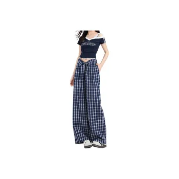 HELEH Casual Pants Women's Blue